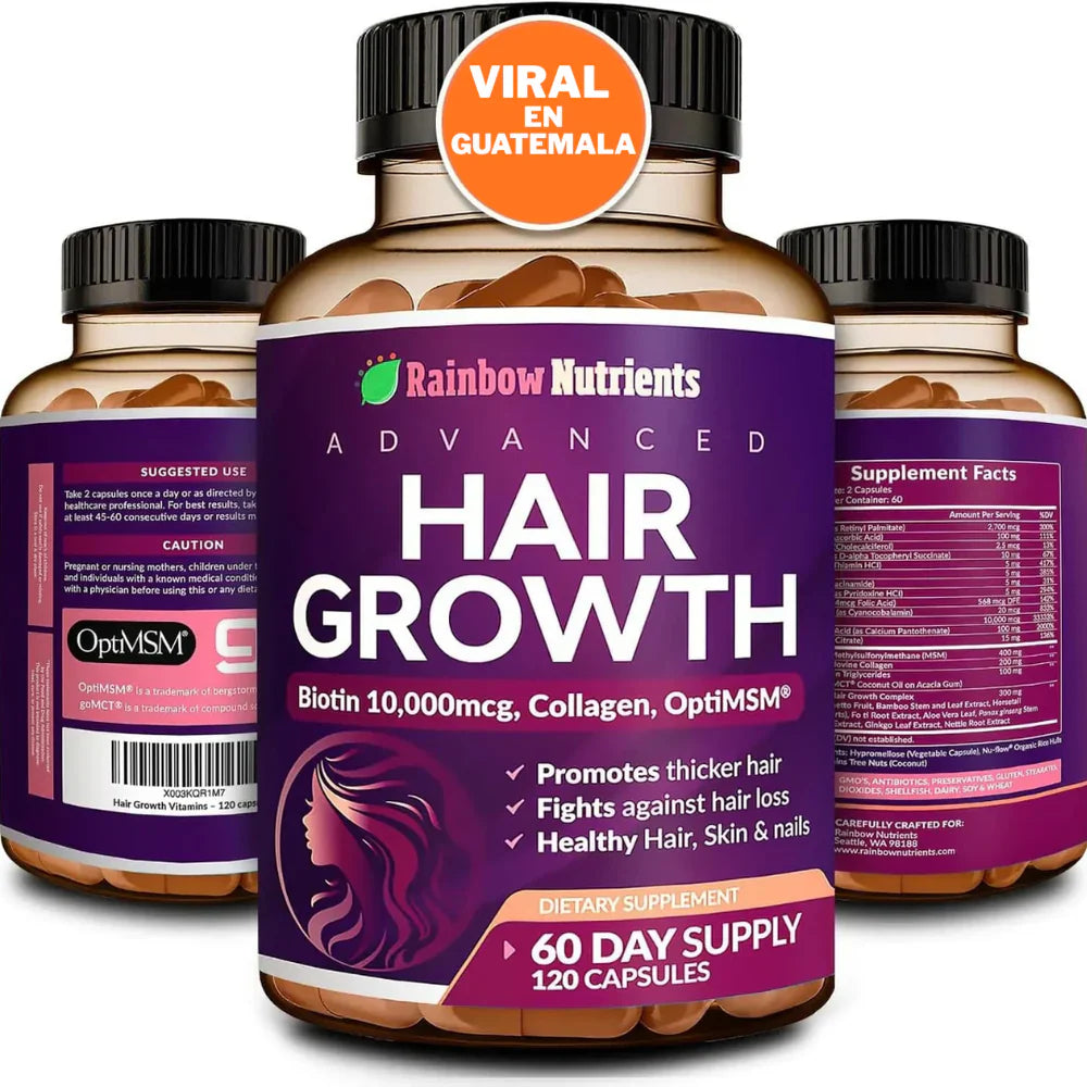 💜HairGrowth – Fórmula Para Crecimiento del Cabello