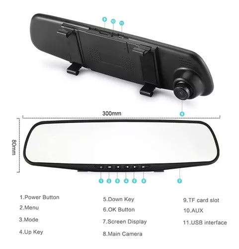 VisionPro - Cámara Espejo Retrovisor