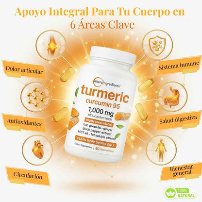 CurcuFlex – Curcumina 1000 mg con Alta Absorción