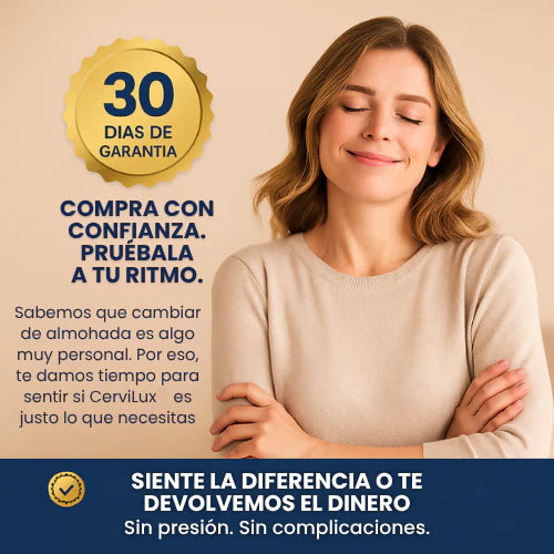 CerviLux - Para Cuello Y Columna Cervical – Almohada De Soporte Cervical