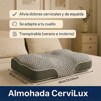 CerviLux - Para Cuello Y Columna Cervical – Almohada De Soporte Cervical