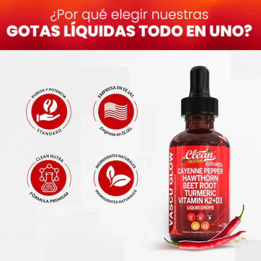 VascuGlow – Gotas Activadoras De Pimienta Cayena