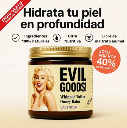 EvilGoods - Bálsamo con Sebo de Res Y Miel de Manuka