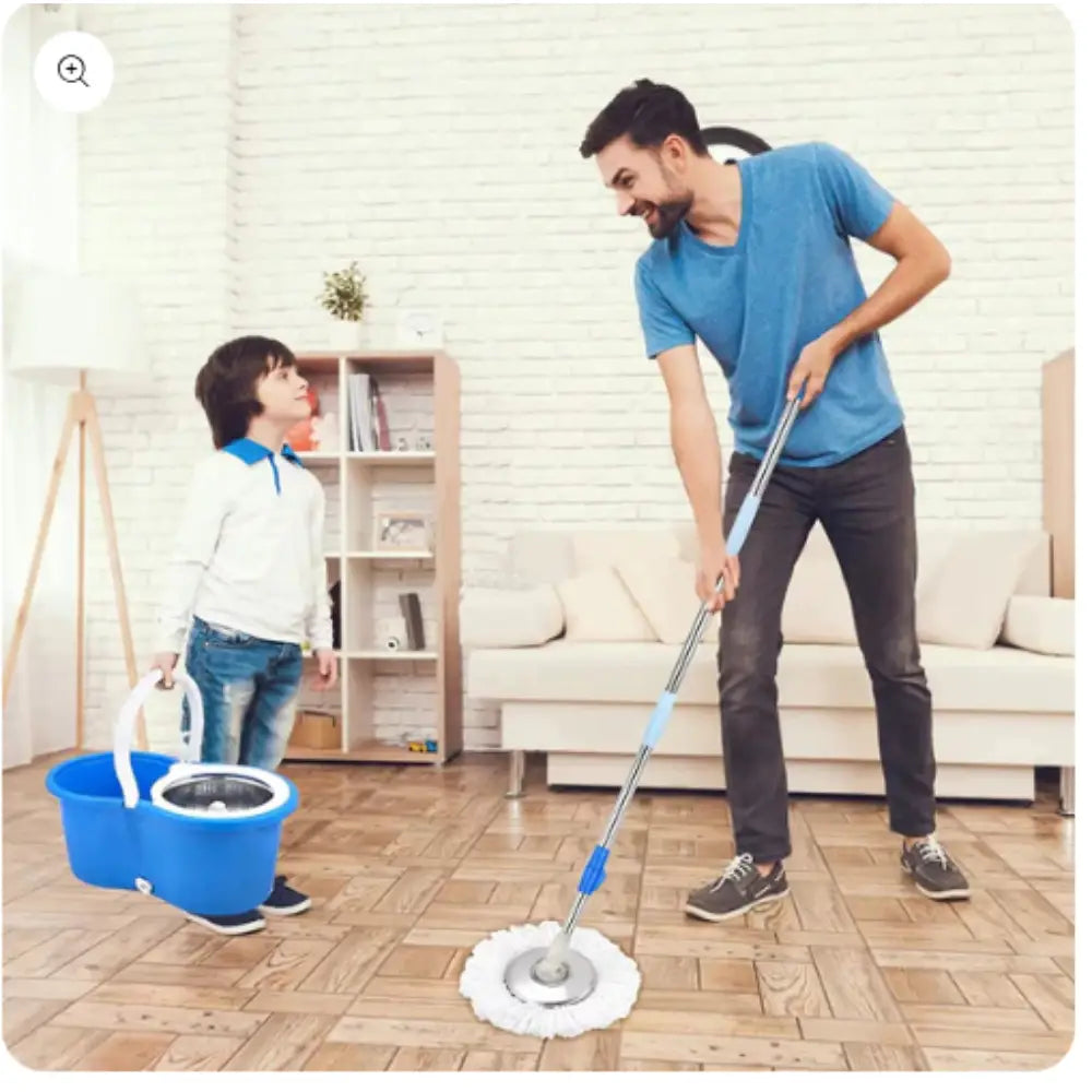 SpinMop - Trapero Giratorio Magico Con Balde 360° -  [PROMOCIÓN DISPONIBLE SOLO HOY]