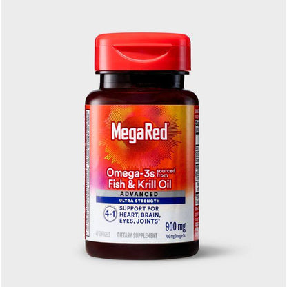 🔥 MegaRed Omega 3s  – Impulsa tu testosterona y energía natural  500 mg. 30 Caps.